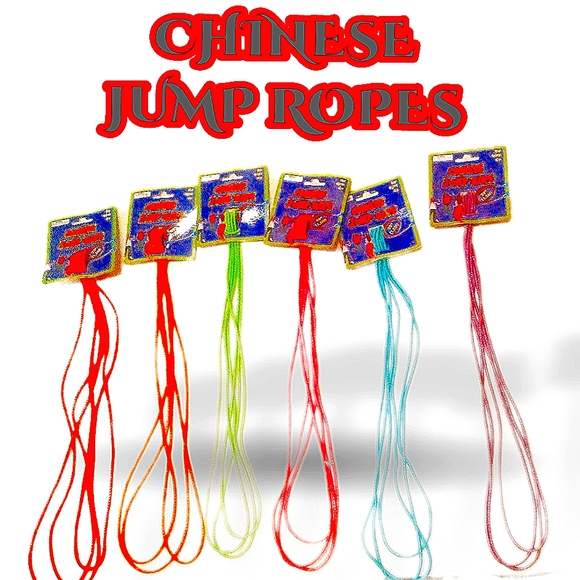 Jumping Rope Professional Chinese Jump Rope Kids Rope Weighted/ Multi-Colors FUN - Picture 1 of 3